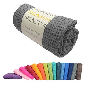 Yogabum antideslizante Yoga Mat Prima Toalla (Slate Grey)